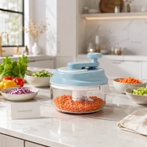 Premium Manual Hand Crank Food Chopper & Vegetable Cutter – Multi-Purpose Kitchen Processor