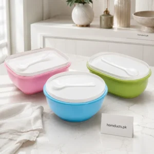 Soup Bowl with Lid & Spoon | Microwave Safe Food Storage Bowl