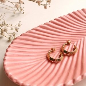 Gold-Plated Jhumka Earrings