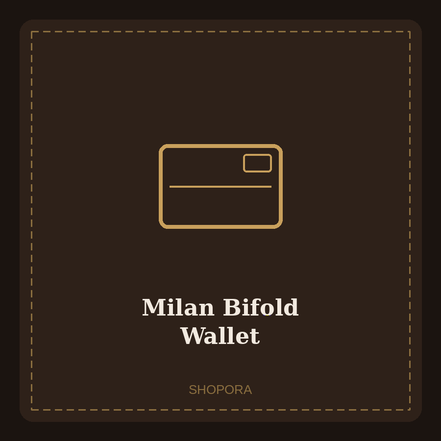 Milan Bifold Wallet